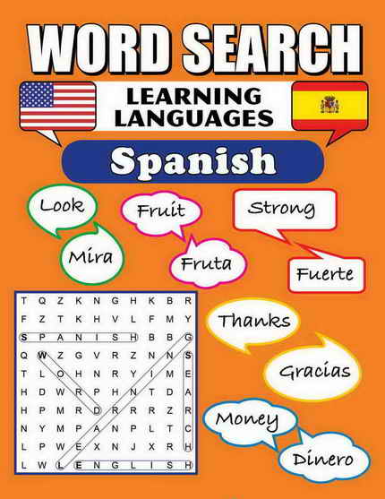 Learning Spanish Word Search Puzzle Book