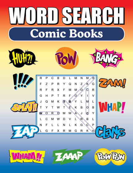 Comic Books Word Search Puzzle Book