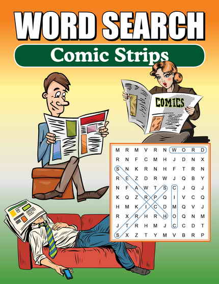 Comic Strips Word Search Puzzle Book