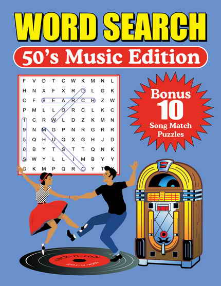 50's Music Word Search Puzzle Book