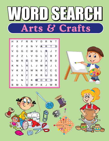 Arts & Crafts Word Search Puzzle Book