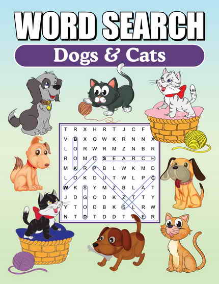 Dogs & Cats Word Search Puzzle Book