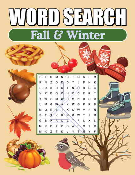 Fall & Winter Word Search Puzzle Book