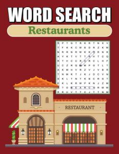 Restaurants Word Search Puzzle Book