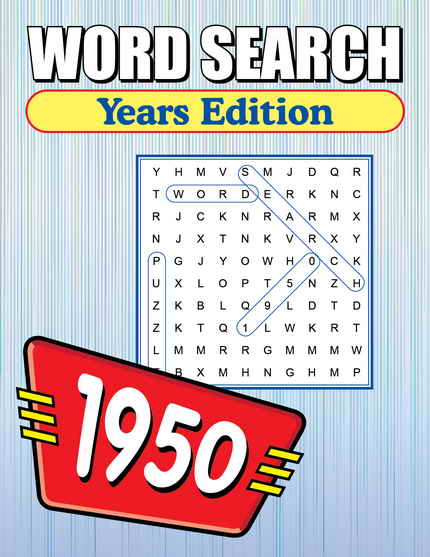 1950 Word Search Puzzle Book