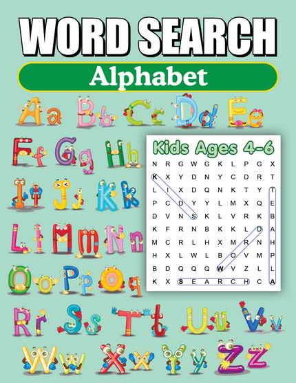 Alphabet Easy Word Find For Kids Ages 4-6