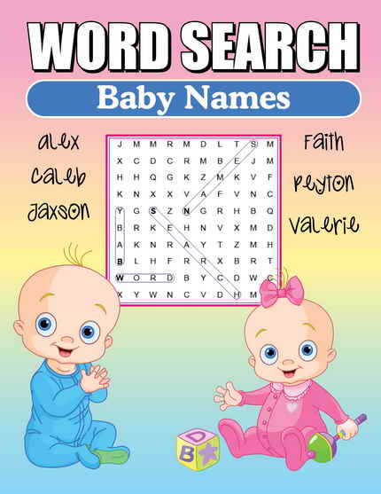 Baby Names Word Search Puzzle Book