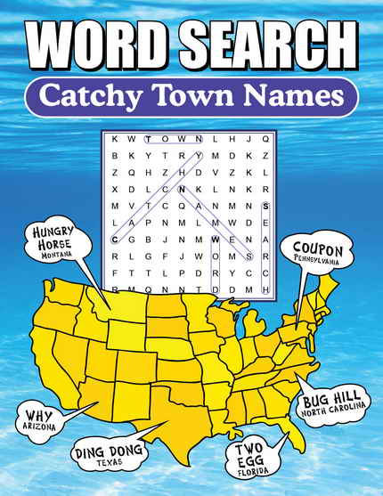 Word Search Catchy Town Names